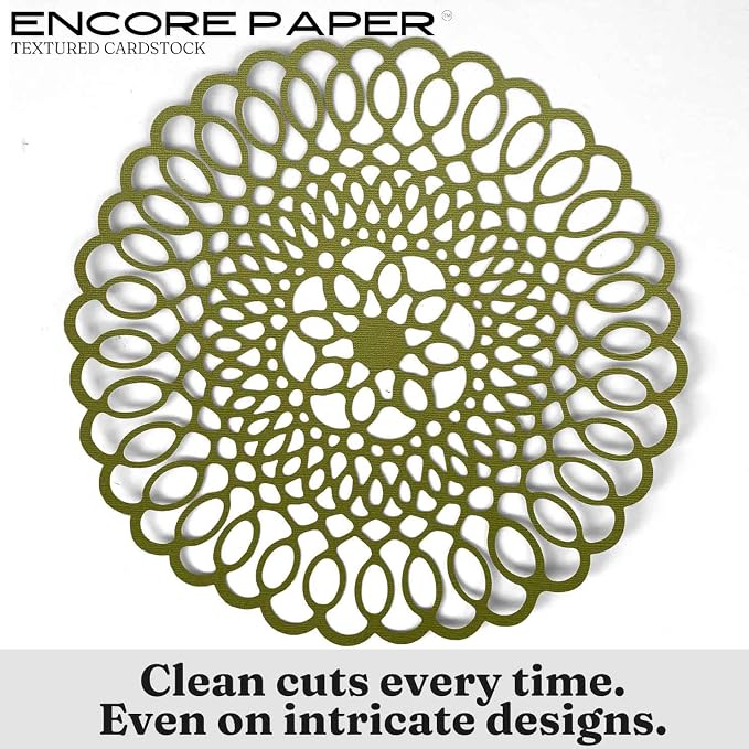 SUCCULENT—12x12 Textured Cardstock | 80lb Textured Green Scrapbook Paper | Premium Cardstock for Cricut Cutting | 25 Sheets