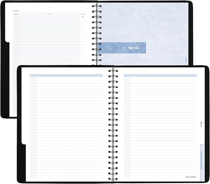 AT-A-GLANCE 2027 Appointment Book Planner, Daily, 6.5" x 8.75", The Action Planner, Black (70EP030527)