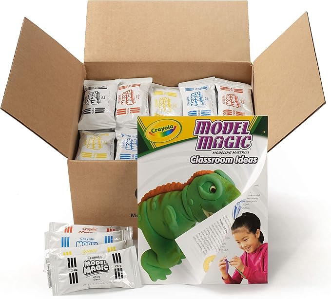 Crayola Model Magic (75ct), Kids Modeling Clay Alternative, 1oz Packs, Teacher Appreciation School Supplies & Classroom Essentials, Air Dry Clay, Ages 3+