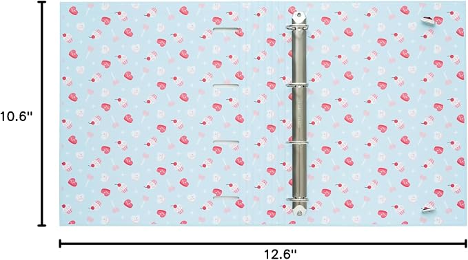 Grupo Erik Pusheen Cat 4 Ring Binder A4 - Kawaii Stationery Gifts, Merch | A4 Folder with Elastic closure, School Folders for Paperwork A4, Back to School Supplies | Pusheen Merchandise