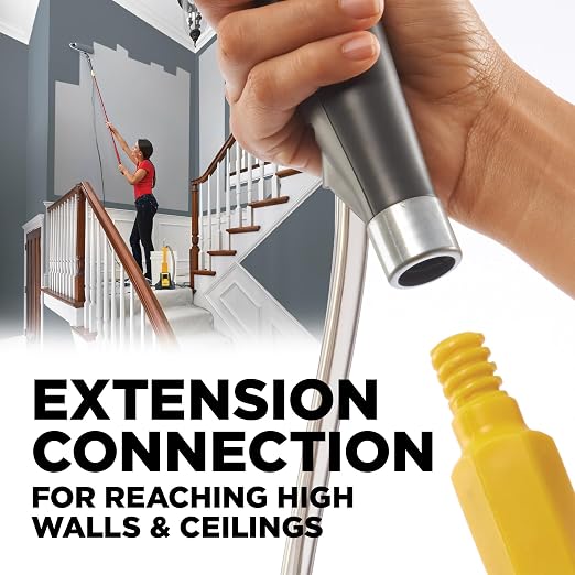 Wagner Spraytech PowerFlow EZ Multi-Room Direct-Feed Electric Paint Roller | Direct-feed electric roller supplies paint continuously for large walls and multi-room painting projects.