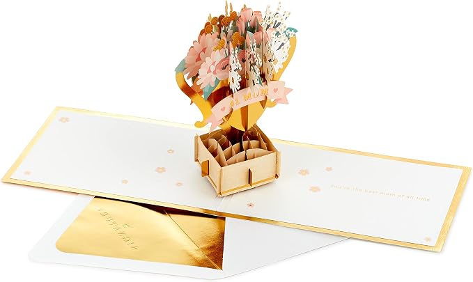 Hallmark Signature Paper Wonder Pop Up Birthday Card for Mom (All Time Best) (Pack of 2)