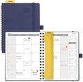 POPRUN 2026-2027 Monthly Planner, 6.5" x 8.5" Agenda, 18 Month Calendar