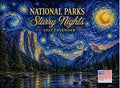 National Parks Starry Night Van Gogh Style Calendar 2027 Monthly Wall Calender 12 Month | American Made In The USA