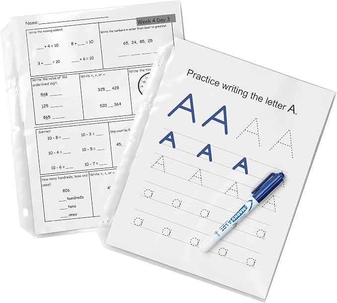 Avery Clear Heavyweight Sheet Protectors, Non-Glare, Easy Load, 200 Document Protectors (74401)
