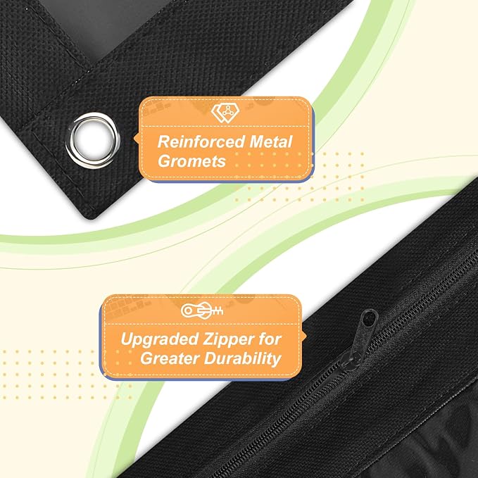 Shemira Pencil Pouch for 3 Ring Binder, 30 Pack Black Pencil Pouches Bulk | Binder Pencil Pouch with Smooth Zipper, Zipper Pencil Pouches, 3 Ring Binder Pencil Pouches, Clear Window Pencil Case