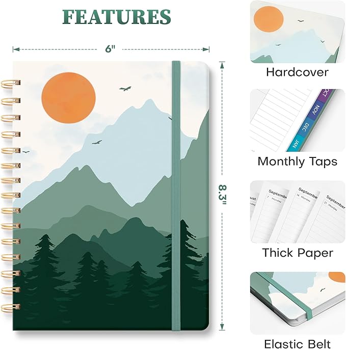 Planner 2026-2027 Weekly & Monthly Academic Planner, 6" x 8.3"