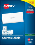 Avery Printable Address Labels for Copiers, 1" x 2-13/16", White, 3,300 Blank Mailing Labels (05351)