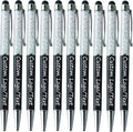Yucold Customized Pens with Name/Logo - Touch Screen Stylus Ballpoint Pen, Perfect for Weddings, Business & Personalized Gifts (Black,30)