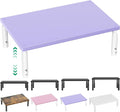 Adjustable Monitor Stand Riser for Desk, Wood Computer & Laptop Stand, Desk Organizers and Accessories, Office Desk Accessories & Workspace Organizer for Home Office Supplies, Purple