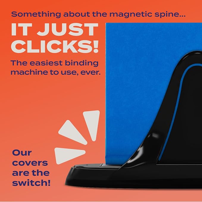 Unibind60 Pro Thermal Binding Machine Plus 10 Hardcovers for Offices & Pitch Decks | No Warm-Up Needed | Fast and Easy Binding with a Professional Finish