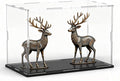Large Acrylic Display Case, Clear Acrylic Display Box with Matte Base, Dustproof Collectible Storage Cases, DIY Easy Assembly Showcase for Figures, Models, Collectibles, 16 x 7 x 7 inch