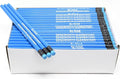 Pencil Guy Promotional Personalized Imprinted Blue Neon Round Pencils