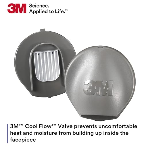 3M Full Facepiece Reusable Respirator 6800, NIOSH, Medium | Large Lens, ANSI High Impact Eye Protection, Silicone Face Seal, Four-Point Harness, Comfortable Fit, Painting