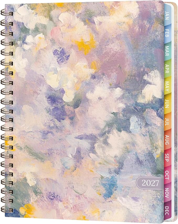 2027 Planner, Weekly and Monthly Calendar Planner Book, JAN 2027 - DEC 2027