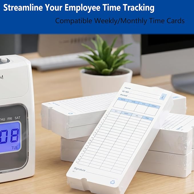(300pack) E14（E14-100） Time Cards for Lathem Model 400E Time Clock