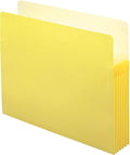 Smead Pocket, Letter, Straight, 5.75-Inch Expansion, Yellow, 10 per Box (73243)