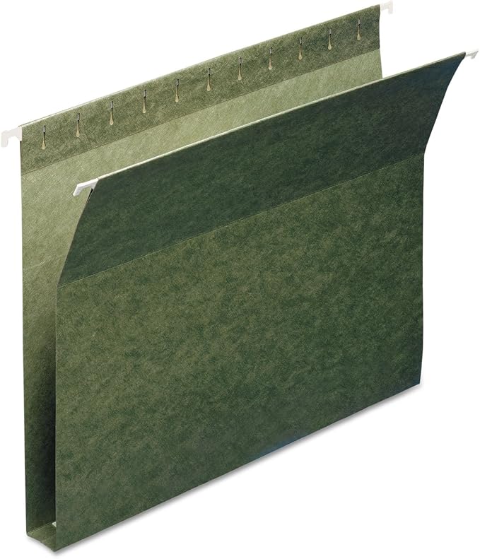 Smead Box Bottom Hanging File Folder, 1" Expansion, Letter Size, 25 per Box (64239)