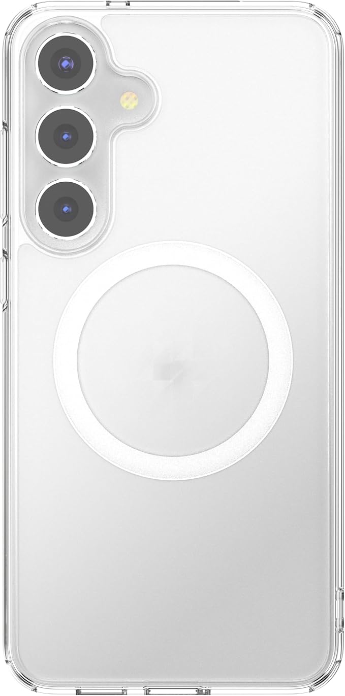 PopSockets Samsung Galaxy S25+ Phone Case MagSafe- Clear | Compatible with MagSafe PopSockets, Drop Protection, Clear, Translucent, iPad, Removable, Popper