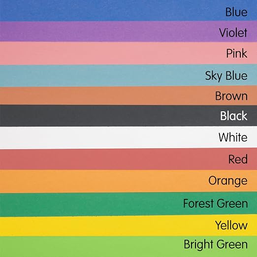 Colorations 9" x 12" Construction Paper Classroom Pack, 2200 Sheets | Mediumweight Construction Paper, Bulk Set, Classroom Arts & Crafts Supplies