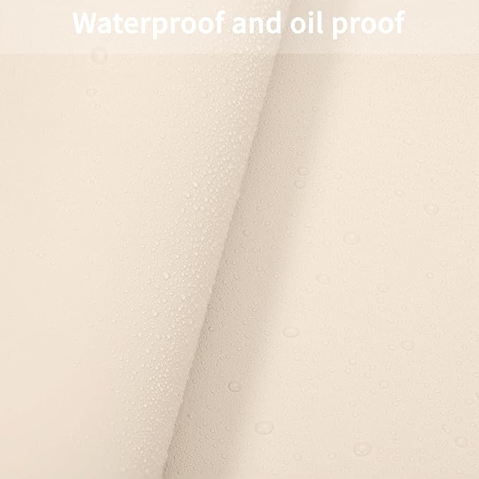 Zinkooat Leather Desk Mat,1.8mm Thick,15.75x63 Inch Desk Cover,Desk Protector Mat,Dresser Cover Top,Leather Table Cover,Side Table Cover,Office Desk Cover(Beige+Light Gray,15.75x63)