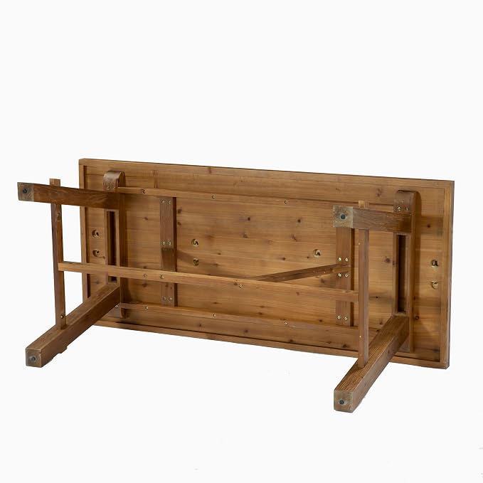 LITTLE TREE 70.87" Long Large Wood Desks, Solid Wood Office Desk, Farmhouse Executive Computer Desk, Home Office Workstaticon, Work Writing Table, Rustic Brown | Farmhouse Executive Computer Desk, Home Office Workstaticon, Work Writing Table, Rustic Brown