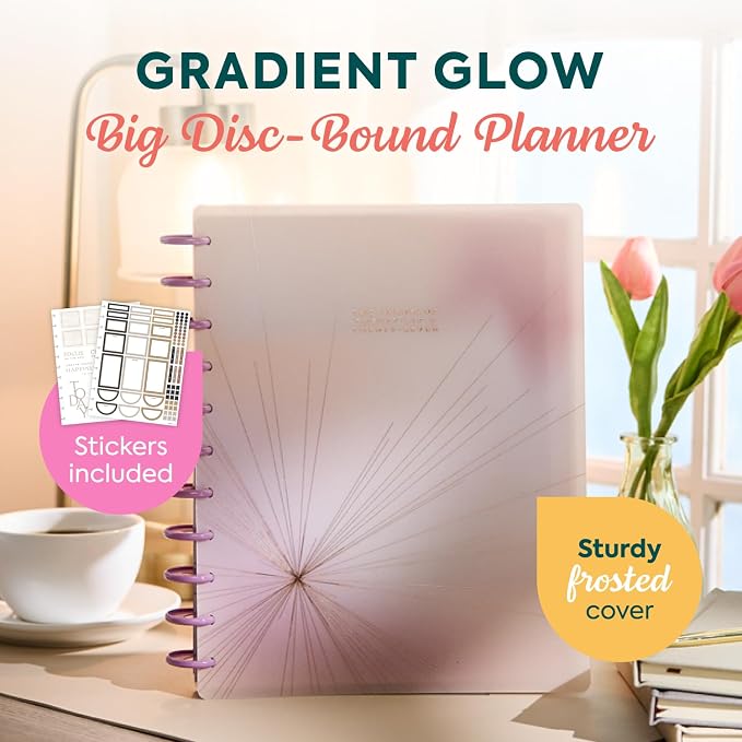 Happy Planner Disc-Bound Planner July 2026–June 2027, Big Size