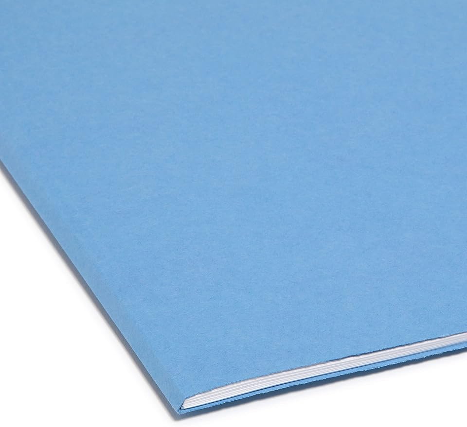 Smead SuperTab Heavyweight File Folder, Oversized 1/3-Cut Tab, Letter Size, Assorted Primary Colors, 50 per Box (10410)