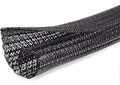 Moxita 25ft - 1/4 inch Cord Protector Cable Sleeve Split Wire Loom Tubing for Power Cord Audio USB Cable, Cord Sleeve Cable Management for TV Computer, Cord Protectors from Pets Chewing, Black