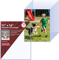 10ct 11"x14" Toploader - Heavy Duty Clear Photo Artwork Protector Holder | 20Mil Rigid Top Loaders from Scratches, Dust and Fading, Blue-tint UV Protection, for Display & Storage, Frame alternative