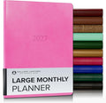 Gallery Leather Large Monthly Planner 2026-2027 Acadia Hope