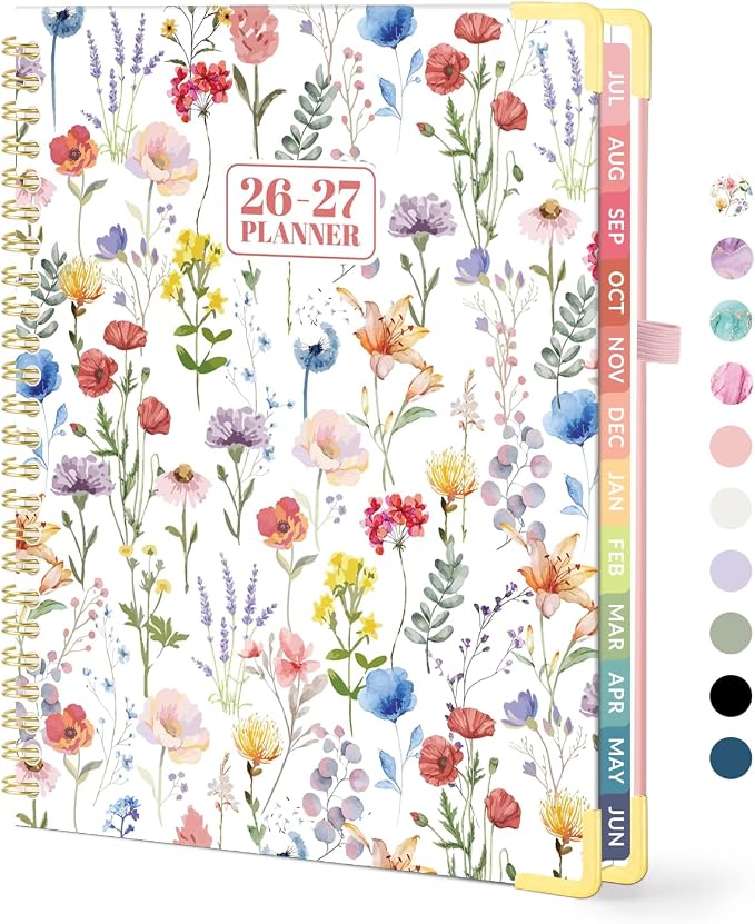 Forvencer Academic Planner 2026-2027, Calendar Jul 2026-Jun 2027, 6" x 8"