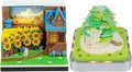 3D Time Piece Calendar, 2027 Desk Calendar With LED Light, 3d Tree Memo Pad Creative Desk Calendar, Christmas Gift for Colleague Friend, Desktop Decoration (Sunflower Yard)
