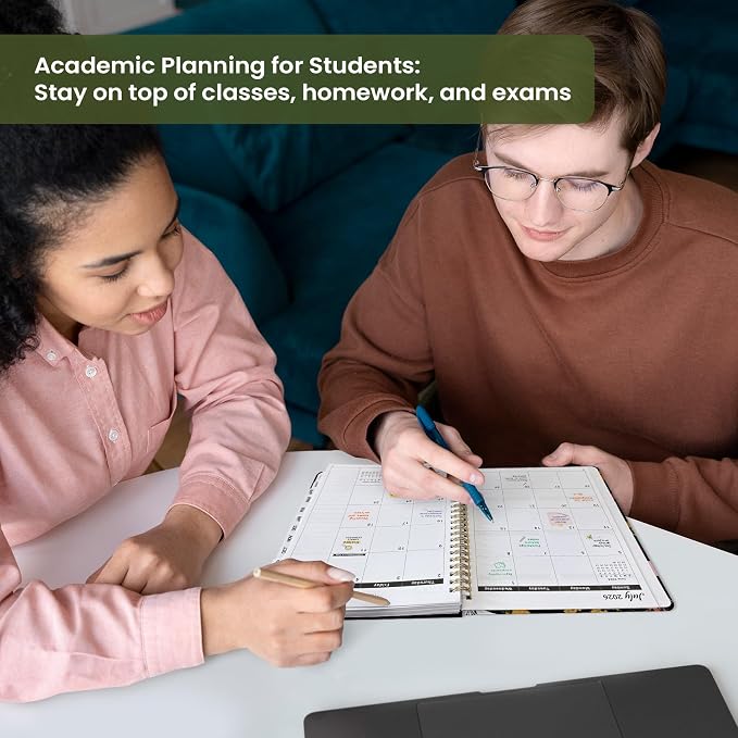 Academic Planner 2026-2027, Jul 2026-Jun 2027 Monthly & Weekly Planner