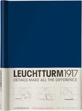 LEUCHTTURM1917 - PEKA Springback Binder (Navy) - Holds 150 Sheets of Paper
