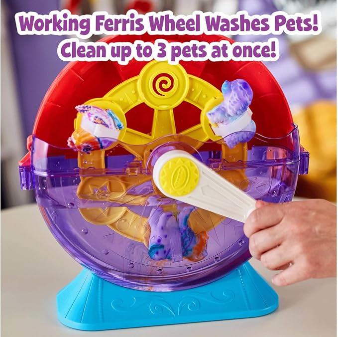 Crayola Scribble Scrubbie Pets Carnival Playset, Pet Grooming Toy, Animal Toys for Girls & Boys, Gift for Kids, Ages 3+