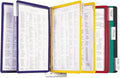 Durable Wall Mounted Reference System, 10 Double-Sided Panels, Letter-Size, Assorted Colors, SHERPA Design (554100)