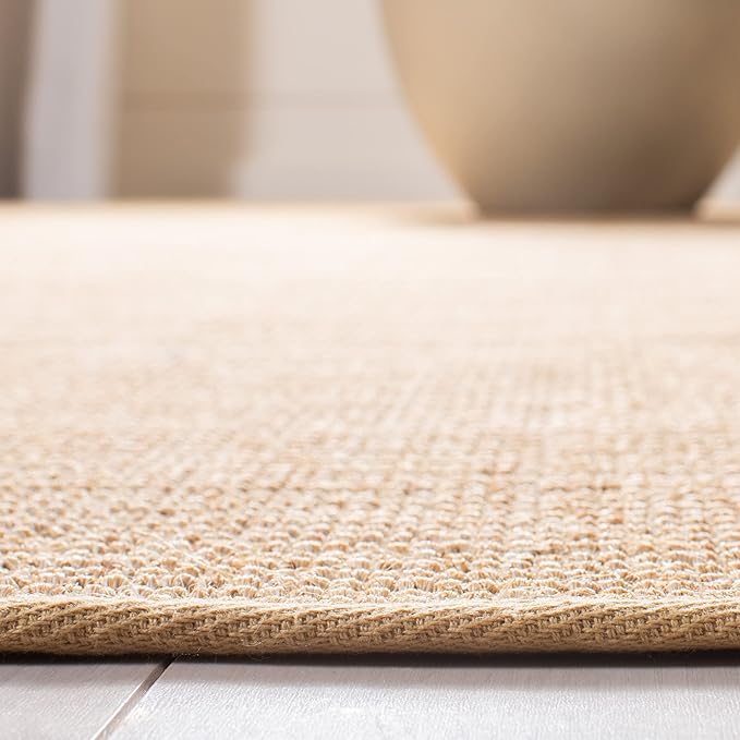 Martha Stewart x SAFAVIEH Area Rug Collection - 2'3" x 10' Runner, Natural Brown, Sisal & Jute, Farmhouse Style, Ideal for Living Room, Foyer, Bedroom, Hallway (MSR9501A)