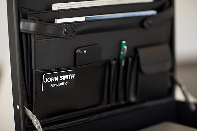 Custom Engraved Name Tag Badges – Personalized Identification with Pin or Magnetic Backing, 1 Inch x 3 Inches, Silver/Black