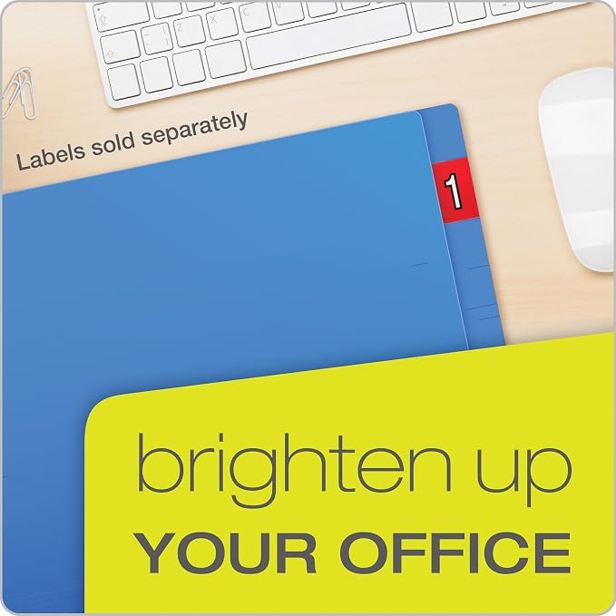 Pendaflex H10U13BL Reinforced End Tab Expansion Folder, Two Fasteners, Letter, Blue (Box of 50) (Pack of 5)