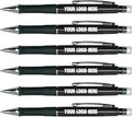 Custom Mechanical Pencil. Promotional Personalized Imprinted Mechanical Pencil. Custom Printed Name/Business/Event Information (Black, 300 Count, Pack of 1)