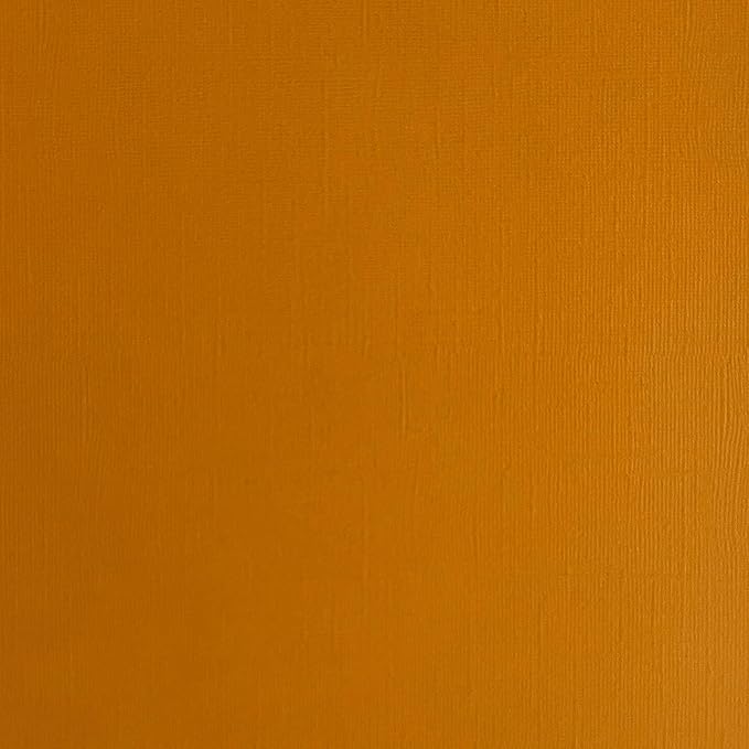 Butternut—12x12 Textured Cardstock | 80lb Textured Orange Scrapbook Paper | Premium Cardstock for Cricut Cutting | 25 Sheets