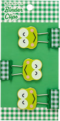 Sanrio 615536 Double Clips, Set of 3, Kerokeloppi, ABS, Steel