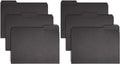 Smead Interior File Folder, 1/3-Cut Tab, Letter Size, Black, 100 per Box, Expandable File Folders for Filing Cabinet (Pack of 2)