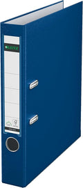 Leitz 2-Ring 2-Inch Premium Linen Textured A4 Sized European Binder, Blue (1015-BL)