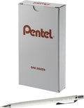 Pentel Orenz Mechanical Pencil 0.2Mm Ultra Fine Line, White Barrel, Box of 12 (PP502W)