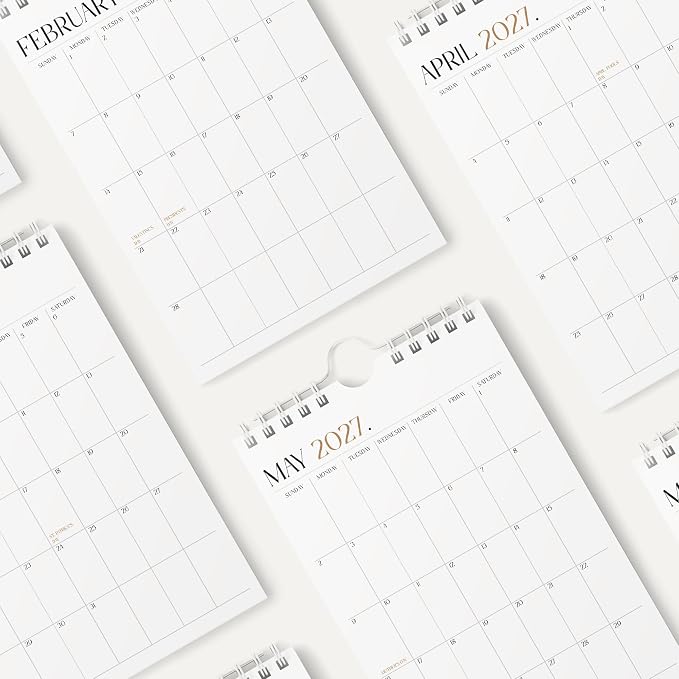 Karto Small Wall Calendar 2026-2027 6x9 in - Boho