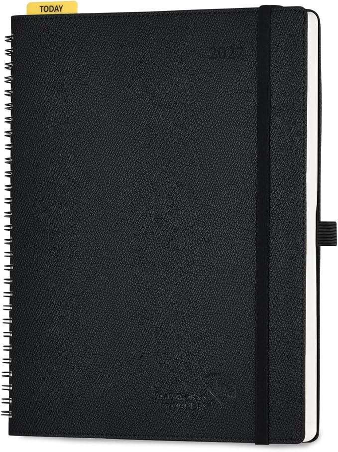 POPRUN 2027 Planner, Large 8.5" x 10.5" Weekly Calendar, Day Planner 2027