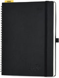 POPRUN 2027 Planner, Large 8.5" x 10.5" Weekly Calendar, Day Planner 2027