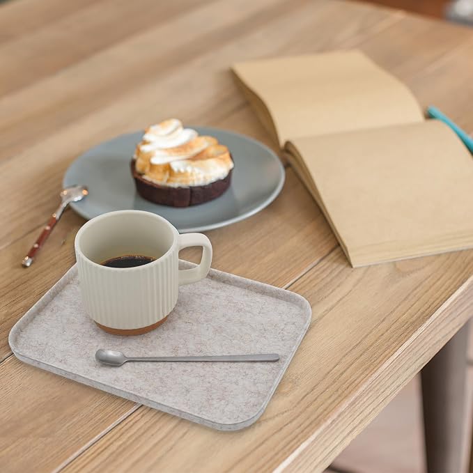Felt Tray Lid for Drawer Organizer bin cap of box catchall Oatmeal